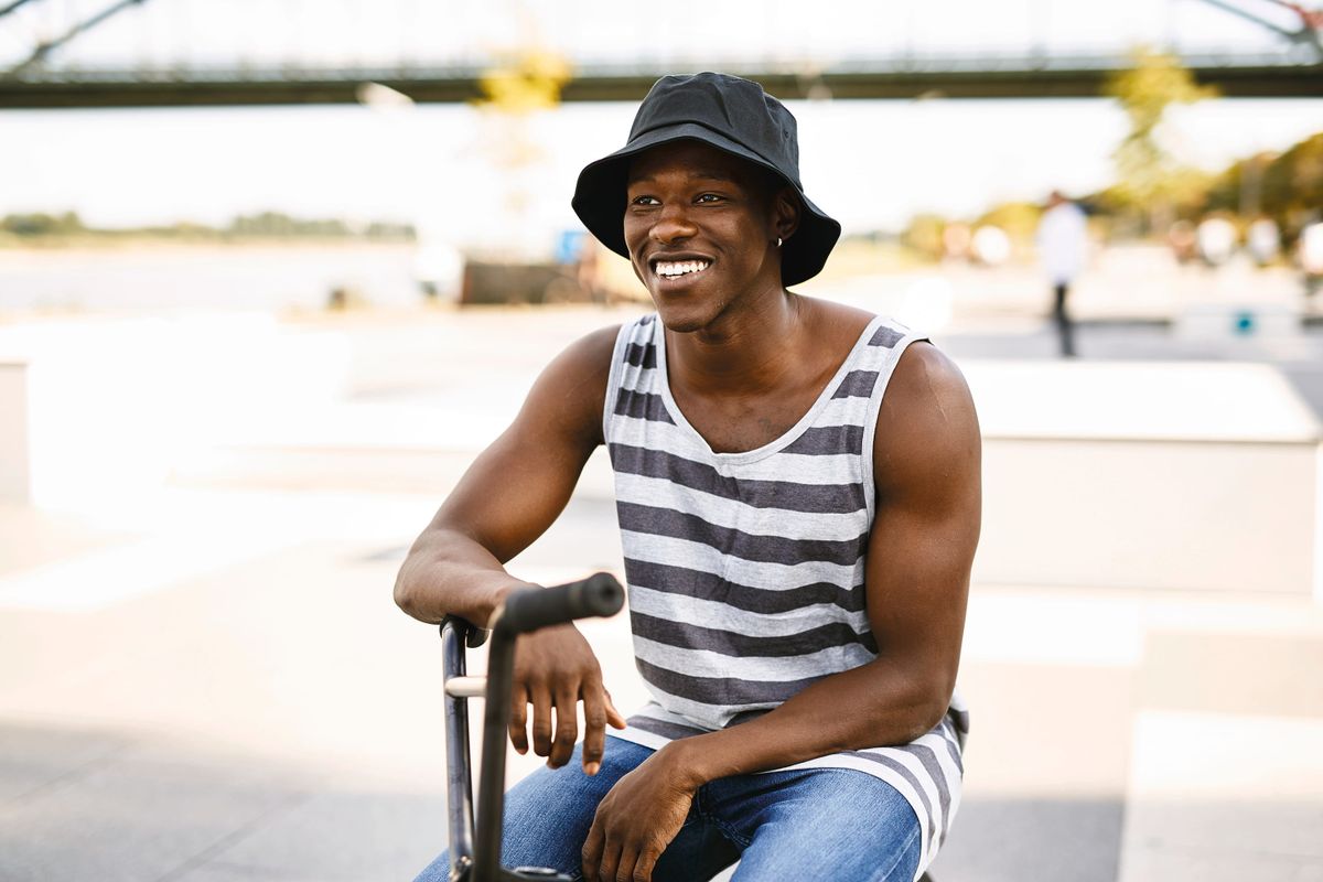 Sombrero bob Flexfit algodón GREY-One Size