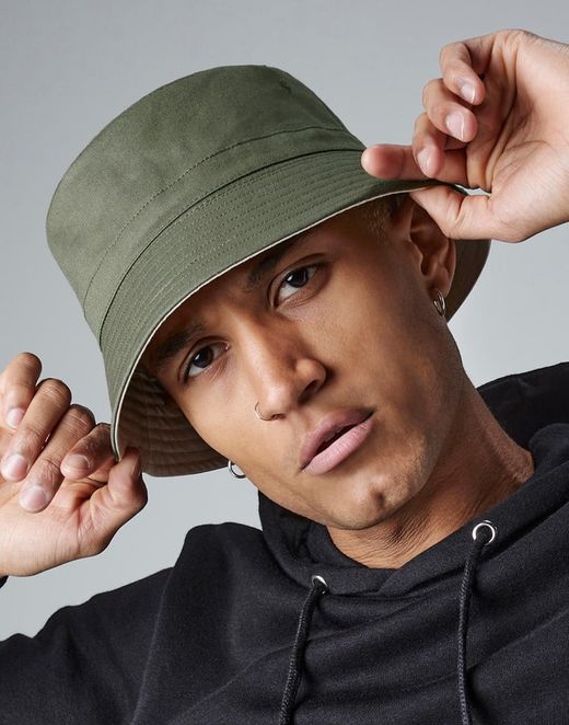 Chapéu reversível para balde