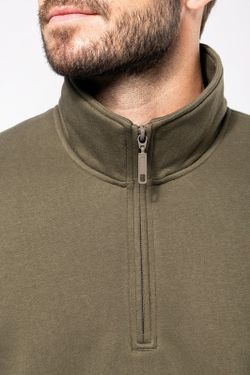 Sweatshirt mit Reißverschlusskragen