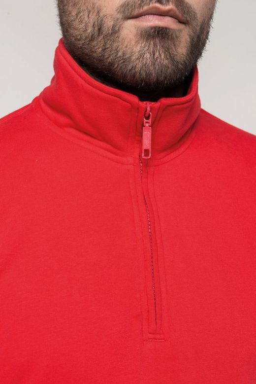 Sweatshirt mit Reißverschlusskragen
