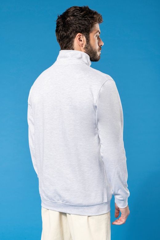 Felpa con zip 1/4