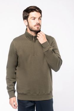 Sweatshirt mit Reißverschlusskragen