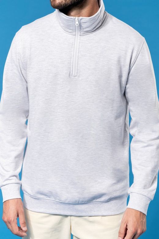 Felpa con zip 1/4