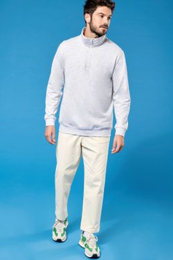 Felpa con zip 1/4