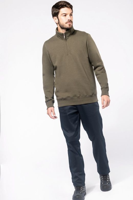 Sweatshirt mit Reißverschlusskragen