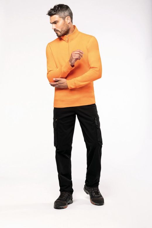 Sweatshirt mit Reißverschlusskragen