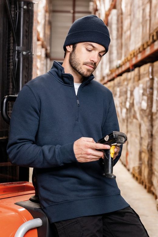 Sweatshirt mit Reißverschlusskragen