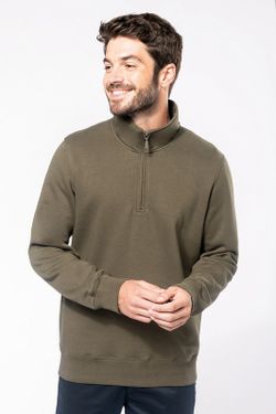 Sweatshirt mit Reißverschlusskragen