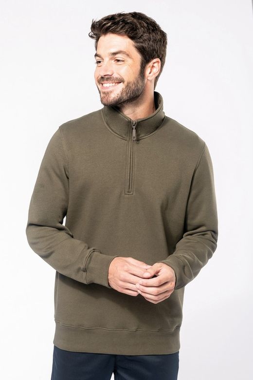 Sweatshirt mit Reißverschlusskragen