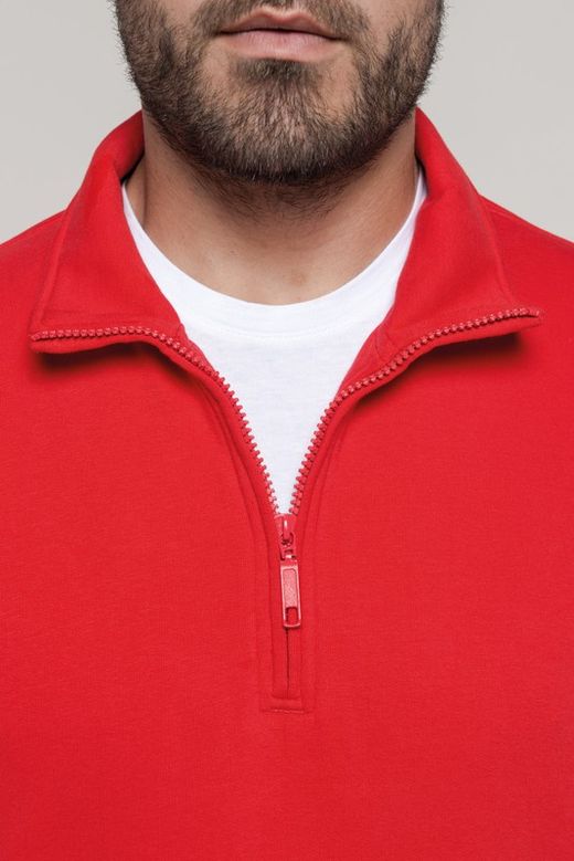 Sweatshirt mit Reißverschlusskragen
