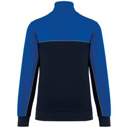 Felpa unisex ecosostenibile con collo con zip