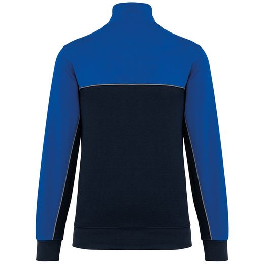 Felpa unisex ecosostenibile con collo con zip