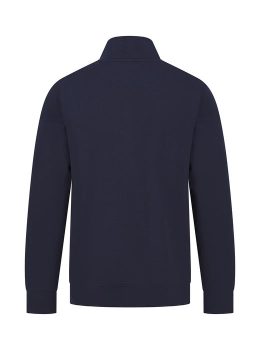 Unisex-Sweatshirt mit Reißverschlusskragen