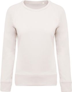 Bio-Baumwoll-Sweatshirt mit Rundhalsausschnitt und Raglanärmeln