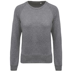 Bio-Baumwoll-Sweatshirt mit Rundhalsausschnitt und Raglanärmeln