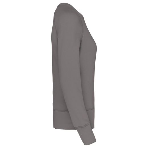 Bio-Baumwoll-Sweatshirt mit Rundhalsausschnitt und Raglanärmeln