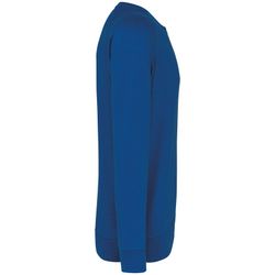 Sudadera algodón orgánico con cuello redondo y mangas raglán