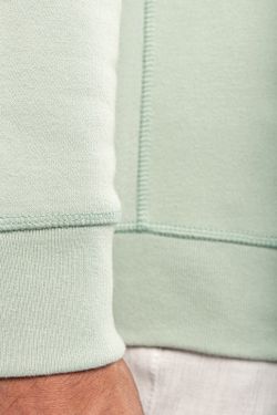 Sudadera algodón orgánico con cuello redondo y mangas raglán