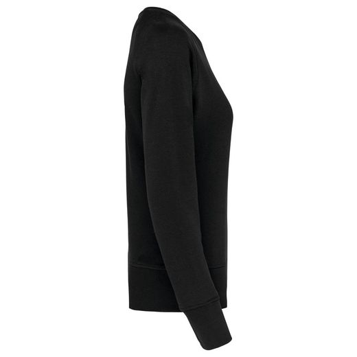 Bio-Baumwoll-Sweatshirt mit Rundhalsausschnitt und Raglanärmeln