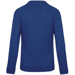 Sudadera algodón orgánico con cuello redondo y mangas raglán