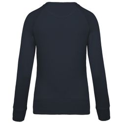 Bio-Baumwoll-Sweatshirt mit Rundhalsausschnitt und Raglanärmeln