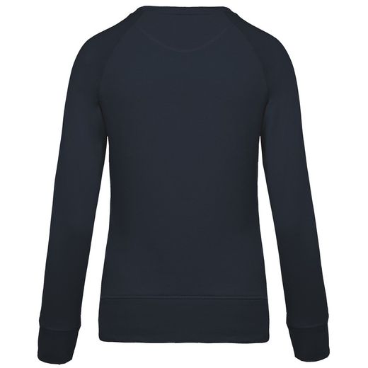 Bio-Baumwoll-Sweatshirt mit Rundhalsausschnitt und Raglanärmeln