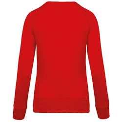 Bio-Baumwoll-Sweatshirt mit Rundhalsausschnitt und Raglanärmeln
