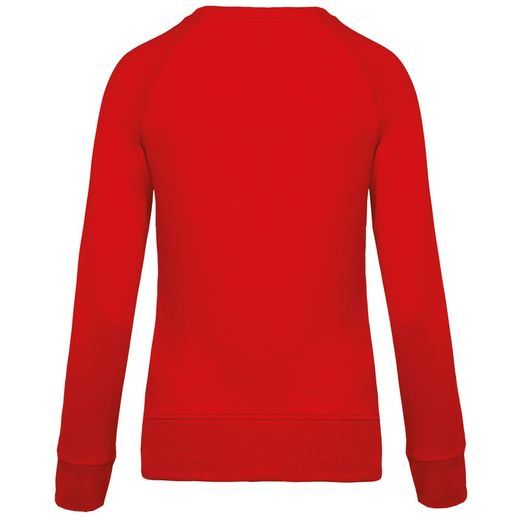 Bio-Baumwoll-Sweatshirt mit Rundhalsausschnitt und Raglanärmeln