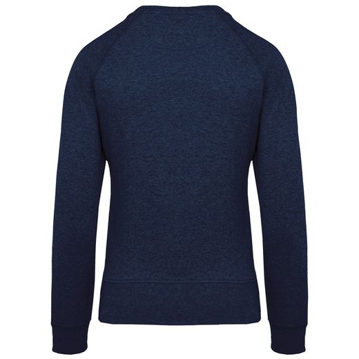 Bio-Baumwoll-Sweatshirt mit Rundhalsausschnitt und Raglanärmeln