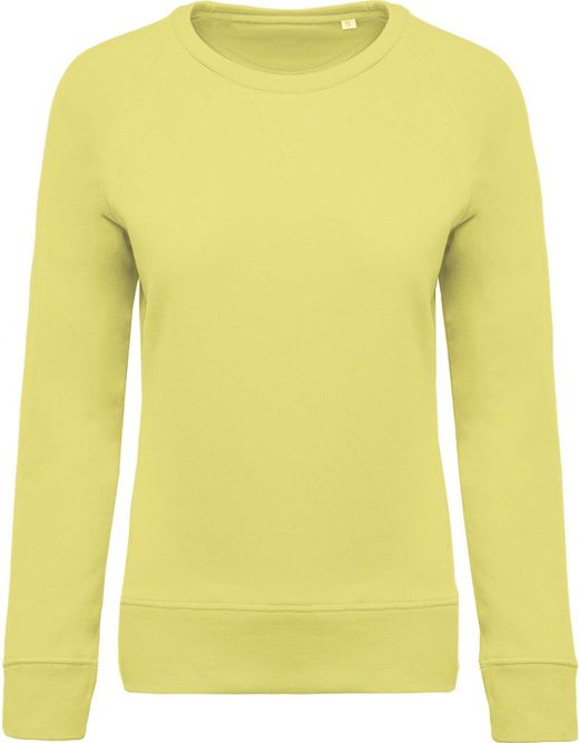 Bio-Baumwoll-Sweatshirt mit Rundhalsausschnitt und Raglanärmeln