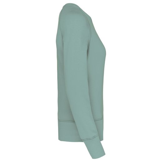 Bio-Baumwoll-Sweatshirt mit Rundhalsausschnitt und Raglanärmeln
