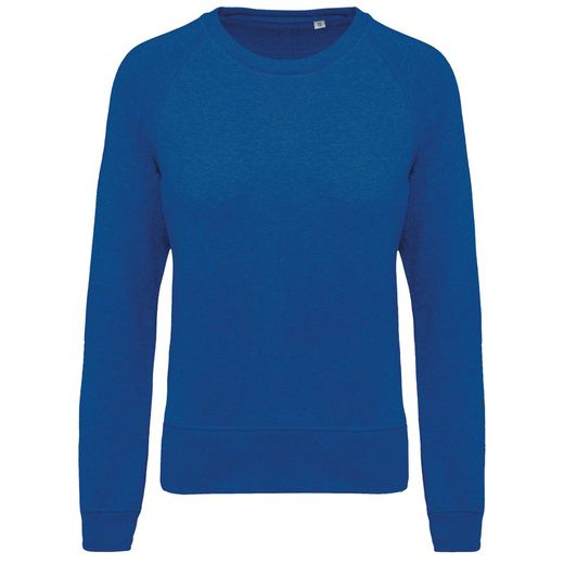 Bio-Baumwoll-Sweatshirt mit Rundhalsausschnitt und Raglanärmeln