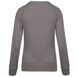 Bio-Baumwoll-Sweatshirt mit Rundhalsausschnitt und Raglanärmeln