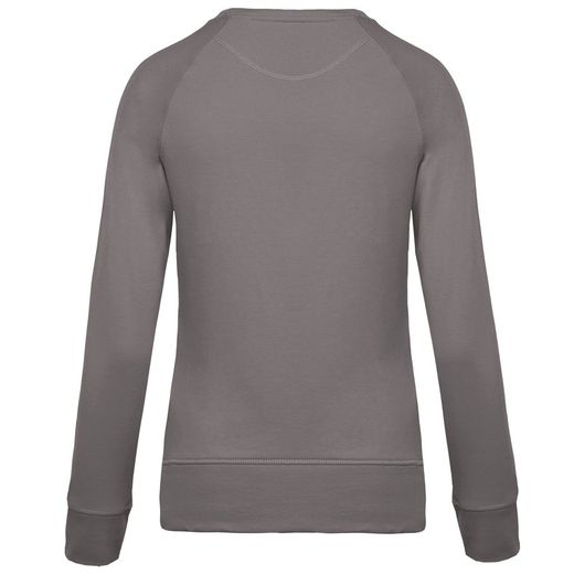 Bio-Baumwoll-Sweatshirt mit Rundhalsausschnitt und Raglanärmeln