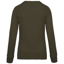 Bio-Baumwoll-Sweatshirt mit Rundhalsausschnitt und Raglanärmeln