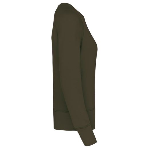 Bio-Baumwoll-Sweatshirt mit Rundhalsausschnitt und Raglanärmeln