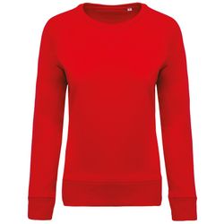 Bio-Baumwoll-Sweatshirt mit Rundhalsausschnitt und Raglanärmeln