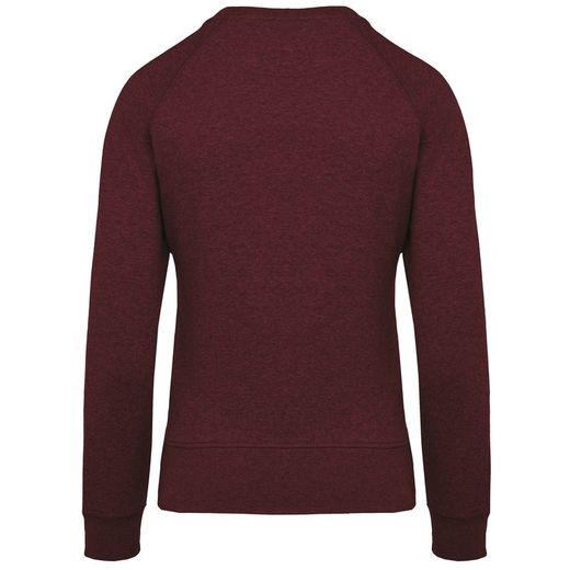Bio-Baumwoll-Sweatshirt mit Rundhalsausschnitt und Raglanärmeln