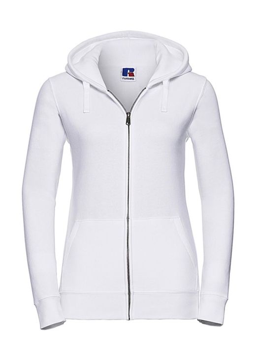 Autentica felpa con cappuccio da donna con zip