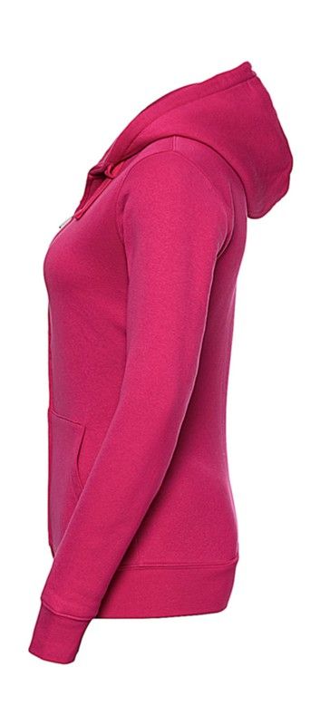 Sudadera Authentic capucha y cremallera mujer