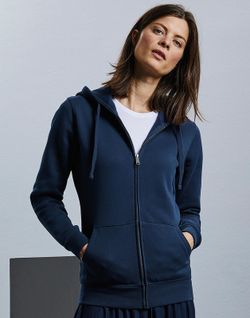 Sudadera Authentic capucha y cremallera mujer