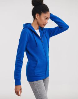 Sudadera Authentic capucha y cremallera mujer