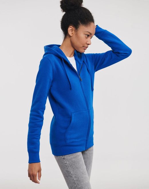 Sudadera Authentic capucha y cremallera mujer
