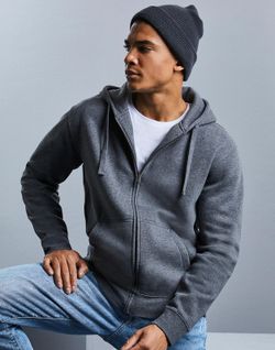 Authentisches Melange Hoodie / Zip Herren Sweatshirt