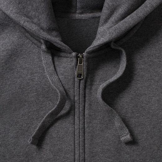 Authentisches Melange Hoodie / Zip Herren Sweatshirt