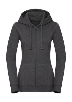 Sudadera Authentic Melange capucha/zip mujer