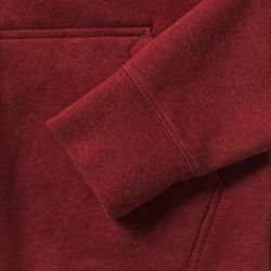 Authentische Melange Hoodie / Zip Frau