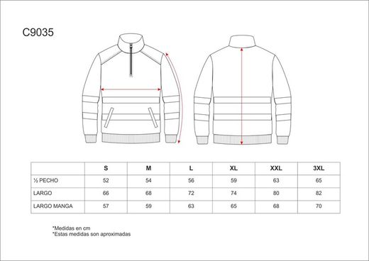 AV-Sweatshirt kombiniert mit halbem Reißverschluss, reflektierendem Torso und Ärmeln, Seitentaschen Yellow AV Navy