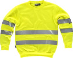 Sudadera AV cuello redondo Amarillo