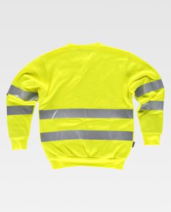 Sudadera AV cuello redondo Amarillo